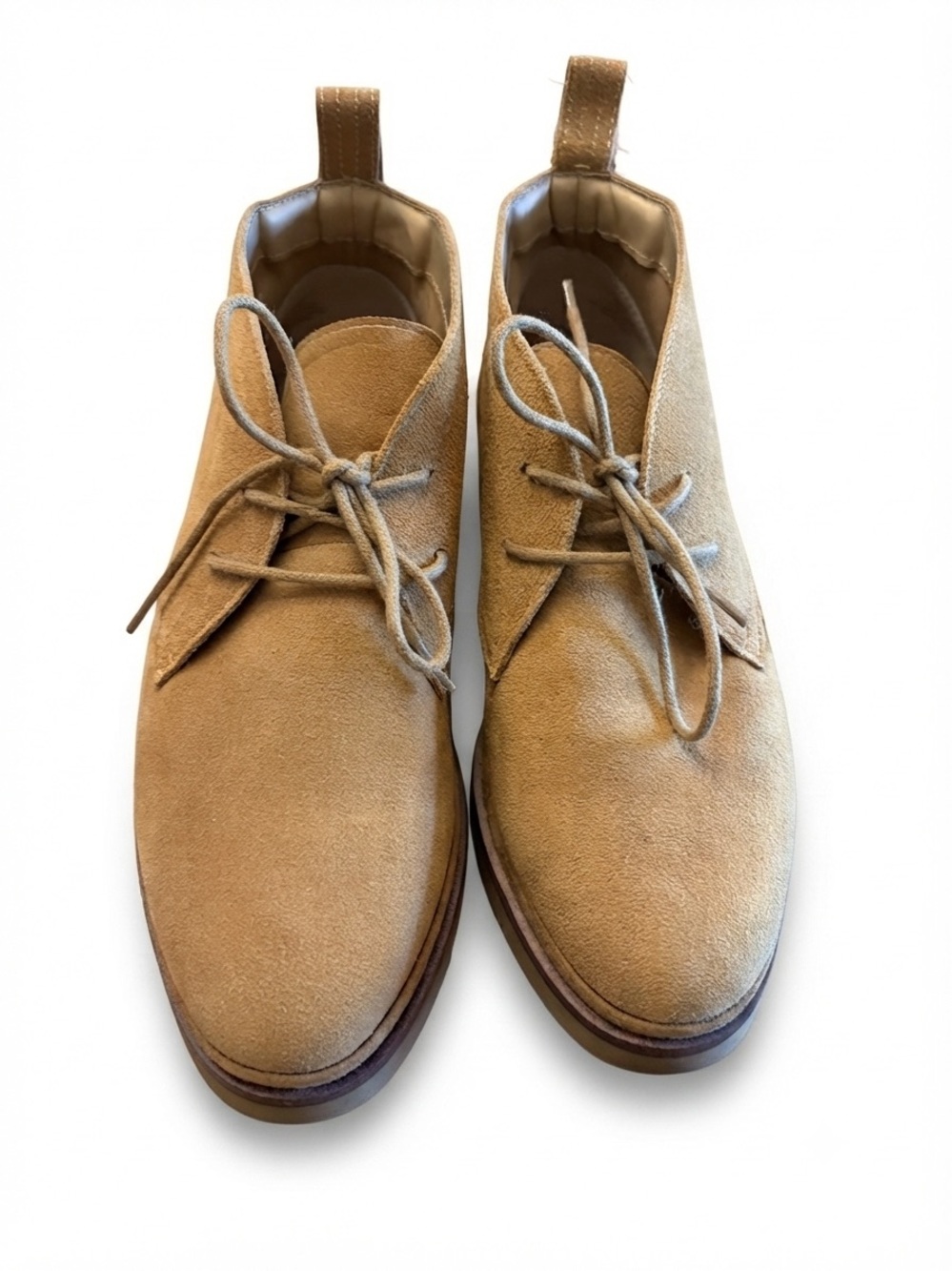 Hush Puppies Tan Suede Chukka Boots